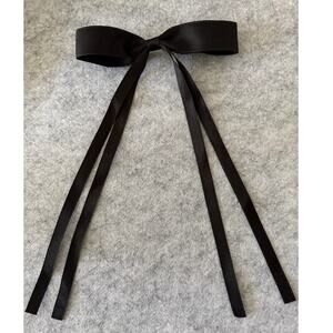 SHASHI REVOLVE NWOT The Girlie Bow Satin Black Preppy Cottagecore Fairycoree